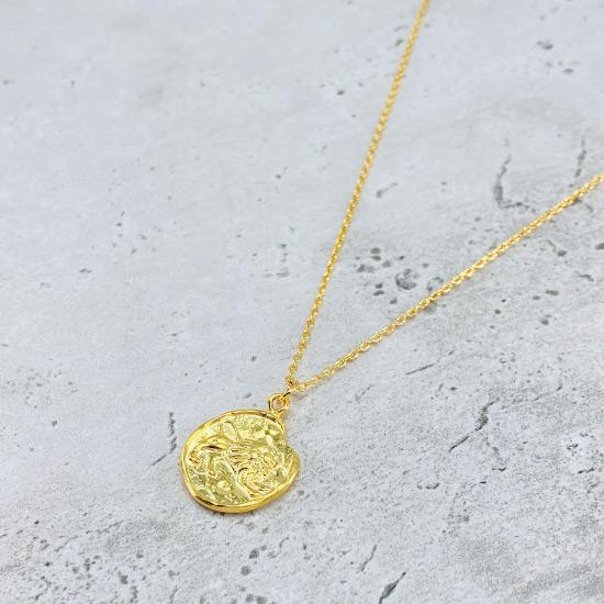 Leo Star Sign Necklace - Fine chain necklace featuring a delicate star sign pendant. Birth date July 23 - August 22 is for Leo. Available in Silver, Gold, and Rose Gold.